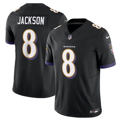 Nike Lamar Jackson pour homme Noir Baltimore Ravens Vapor F.U.S.E. Maillot limité