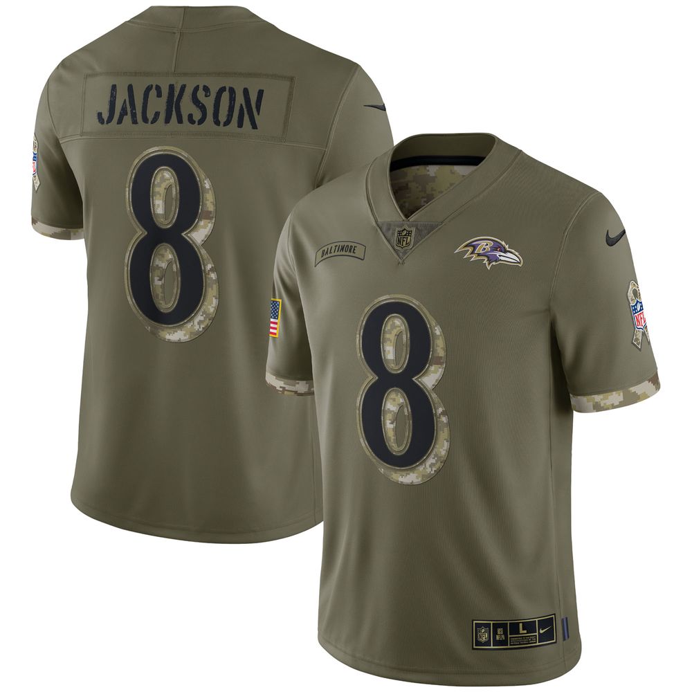 Baltimore Ravens Nike Home Limited Jersey - Lamar Jackson - Mens