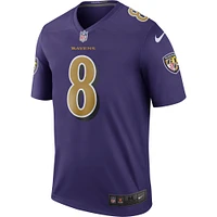 Men's Nike Lamar Jackson Purple Baltimore Ravens Alternate Legend Player Performance Top