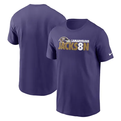 Lids Lamar Jackson Baltimore Ravens Nike Women's Player Name & Number T- Shirt - White