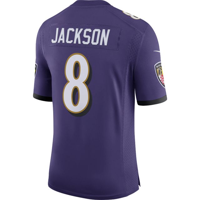 Maillot Nike Lamar Jackson violet Baltimore Ravens Speed ​​Machine Limited pour homme