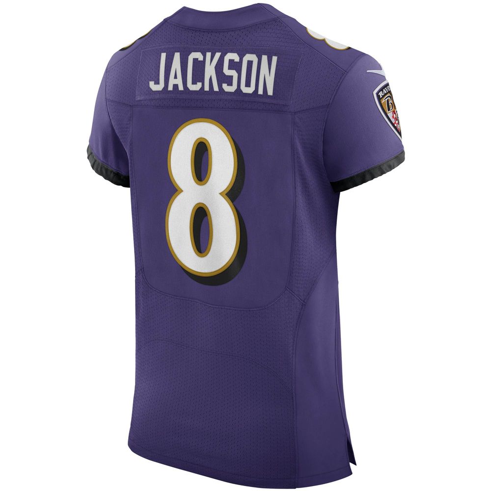 Authentic Lamar Jackson Baltimore Ravens Black Nike Vapor Elite