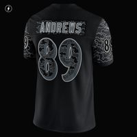 Nike Men's Nike Mark Andrews Black Baltimore Ravens RFLCTV Limited Jersey