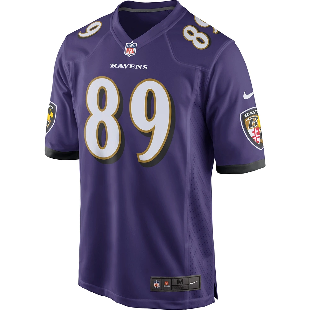 Maillot de match Nike Mark Andrews violet des Ravens Baltimore pour hommes