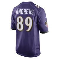 Women's Nike Mark Andrews Purple Baltimore Ravens Game Player Jersey