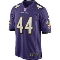 Maillot de match Nike Marlon Humphrey violet Baltimore Ravens pour hommes