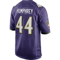 Maillot de match Nike Marlon Humphrey violet Baltimore Ravens pour hommes