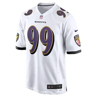 Maillot de match Nike Odafe Oweh Baltimore Ravens pour homme, blanc