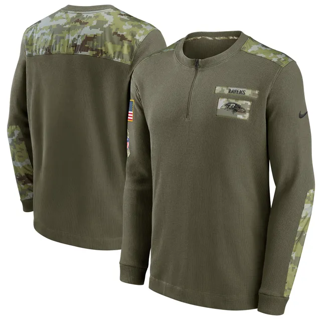 Men's Nike Olive Washington Commanders 2022 Salute To Service Long Sleeve T- Shirt