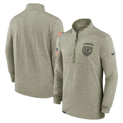 Lids New England Patriots Nike 2022 Salute to Service Shield Quarter-Zip  Top - Olive