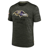 Men's Nike Olive Baltimore Ravens Salute to Service Velocity Team T-Shirt