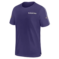 Men's Nike Purple Baltimore Ravens 2024 Sideline Coach UV Performance T-Shirt