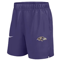 Men's Nike Purple Baltimore Ravens Blitz Victory Performance Shorts