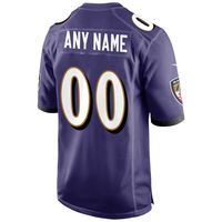 Baltimore Ravens Nike Youth Custom Game Jersey - Purple