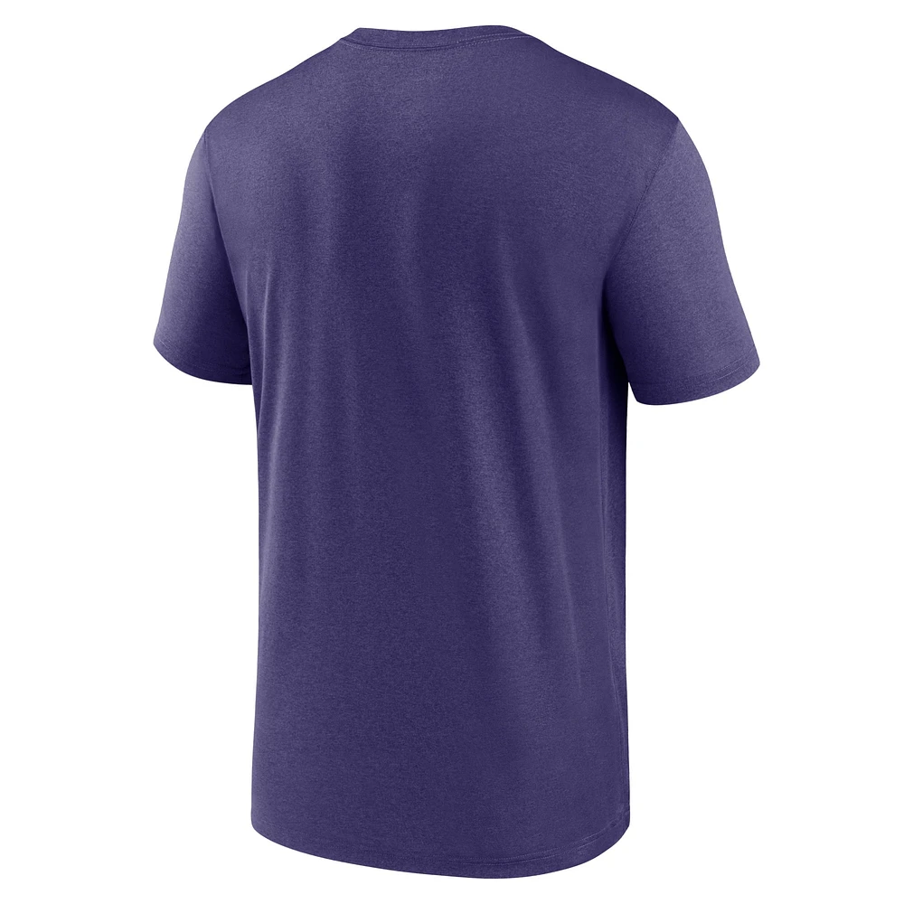 T-shirt de performance Legend Icon des Baltimore Ravens Nike pour homme, violet