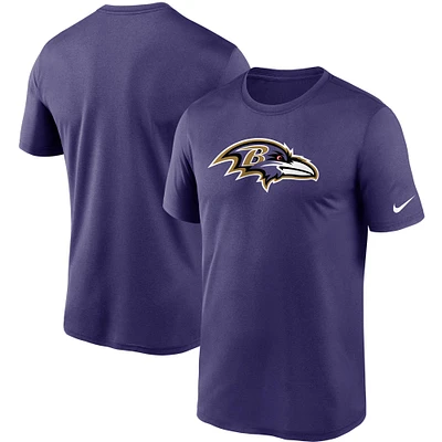 T-shirt Nike violet Baltimore Ravens Logo Essential Legend Performance pour homme