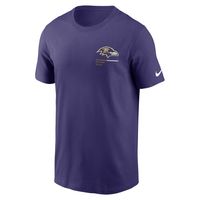 Men's Nike Purple Baltimore Ravens Team Incline T-Shirt