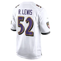 Men's Nike Ray Lewis White Baltimore Ravens Retired Player Game Jersey