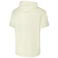 Sweat à capuche manches courtes neutre Pro Standard Cream Baltimore Ravens pour hommes