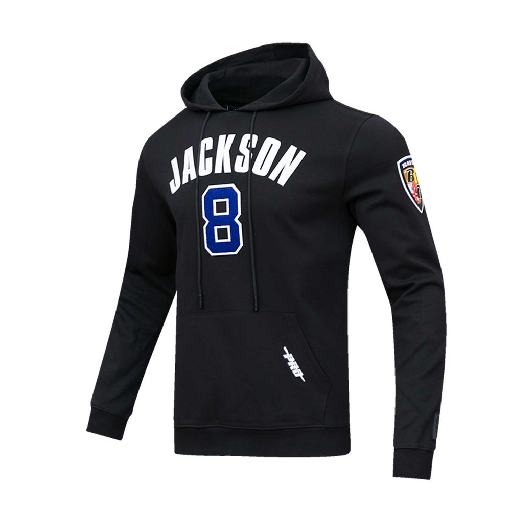 Pro Standard Men's Pro Standard Lamar Jackson Black Baltimore Ravens Player  Name & Number Pullover Hoodie