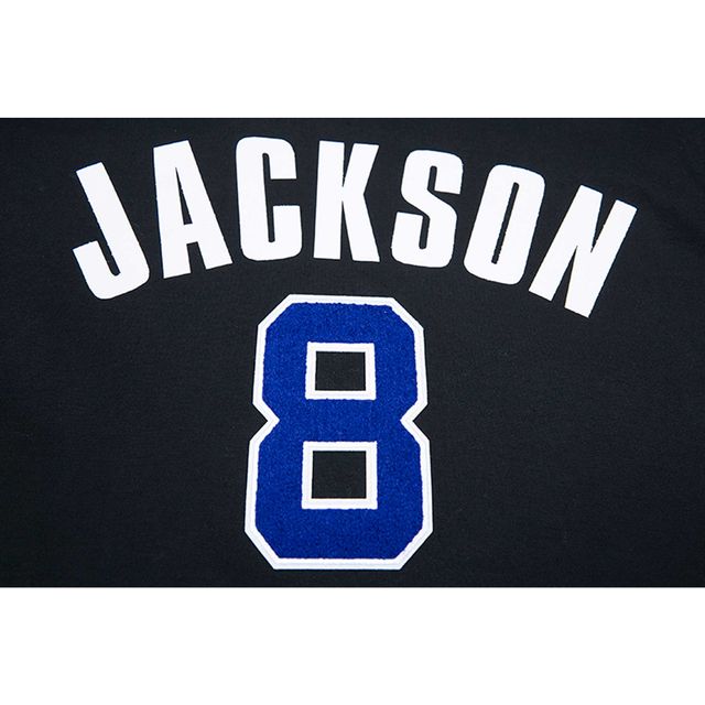 Lamar Jackson Baltimore Ravens Youth Mainliner Player Name & Number  Pullover Hoodie - Purple