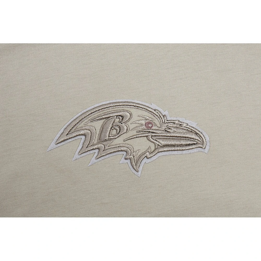 T-shirt à épaules tombantes Pro Standard Tan pour homme des Baltimore Ravens