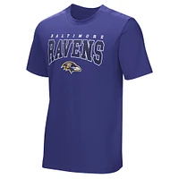 T-shirt adaptatif violet de l'équipe à domicile des Ravens Baltimore pour hommes