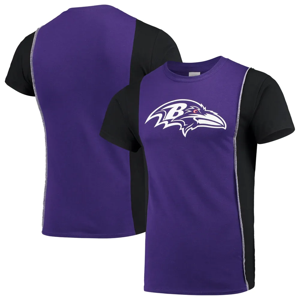 Lids Baltimore Ravens Refried Apparel Sustainable Upcycled Split T-Shirt -  Purple/Black