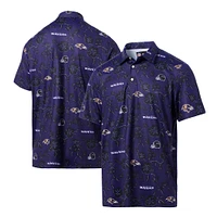 Polo Reyn Spooner pour homme Baltimore Ravens Pua Performance violet