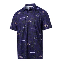 Polo Reyn Spooner pour homme Baltimore Ravens Pua Performance violet