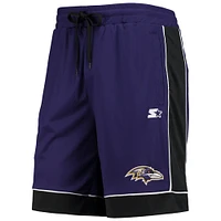 Men's Starter Purple/Black Baltimore Ravens Fan Favorite Fashion Shorts