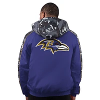 Men's Starter  Purple Baltimore Ravens Thursday Night Gridiron Full-Zip Jacket