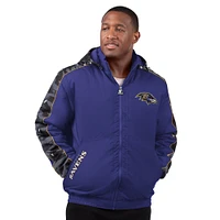 Men's Starter  Purple Baltimore Ravens Thursday Night Gridiron Full-Zip Jacket