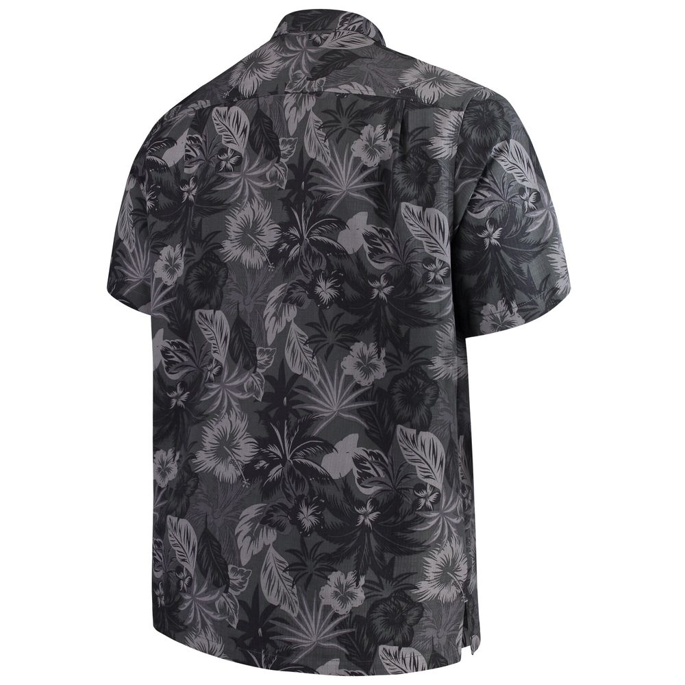 Tommy Bahama Men's Tommy Bahama Black Baltimore Ravens Big & Tall Fuego  Floral Button-Up Shirt