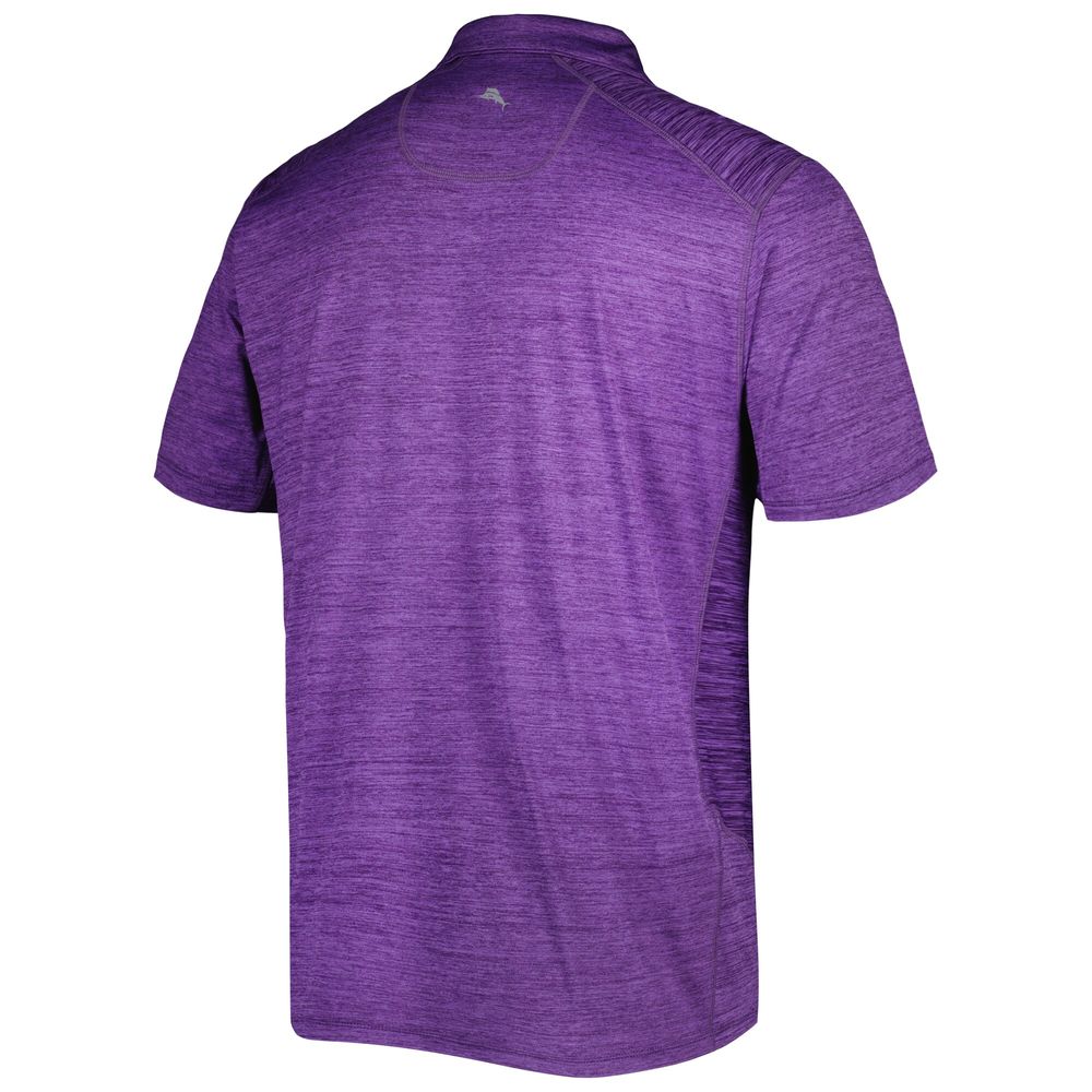 Men's Tommy Bahama Purple Baltimore Ravens Delray Frond IslandZone Polo