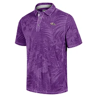 Polo Tommy Bahama violet pour homme Baltimore Ravens Sport Santiago Paradise