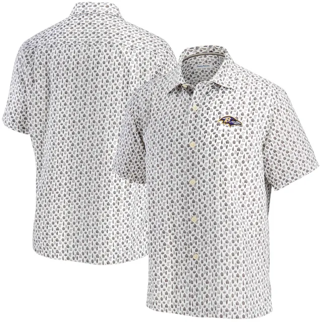 Las Vegas Raiders Floral Woven Button-Up Shirt - Black