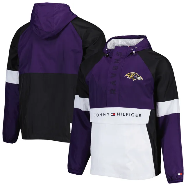 Baltimore Ravens Youth Heritage Long Sleeve Hoodie T-Shirt - Purple