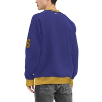 Men's Tommy Hilfiger Purple Baltimore Ravens Reese Raglan Tri-Blend Pullover Sweatshirt
