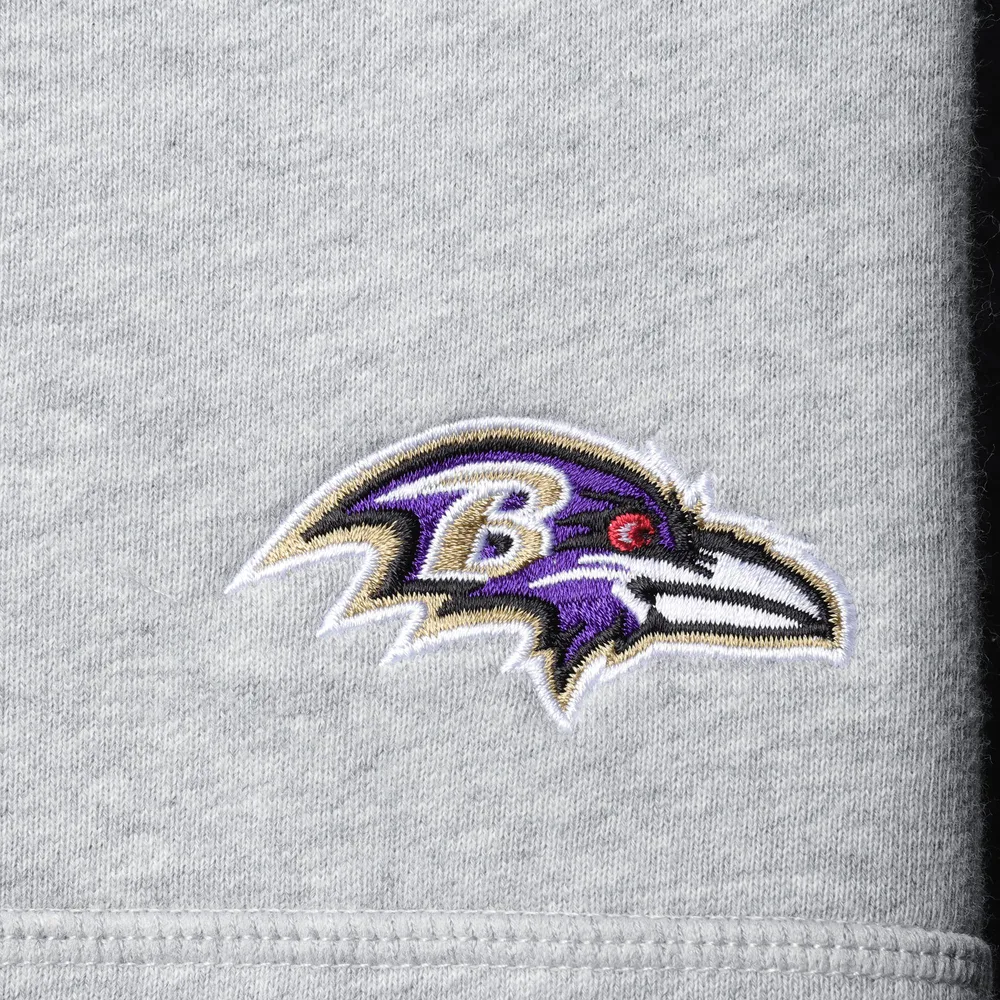 Men's Fanatics Branded Heather Gray Baltimore Ravens Logo