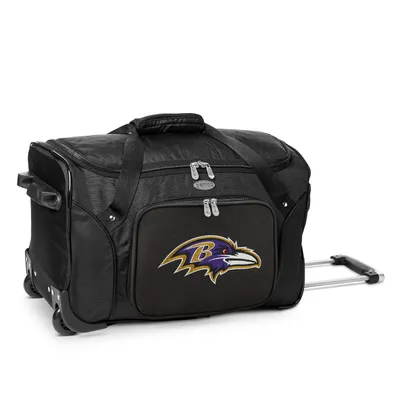 Baltimore Ravens MOJO 22" 2-Wheeled Duffel Bag - Black