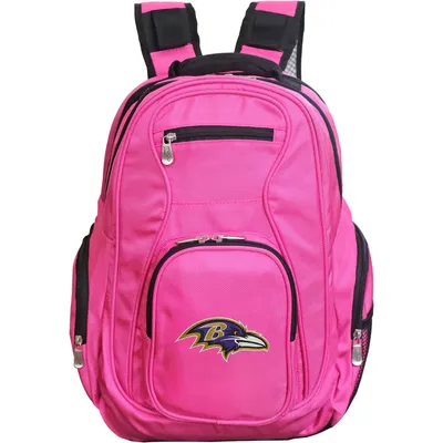 Baltimore Ravens MOJO Premium Laptop Backpack - Pink