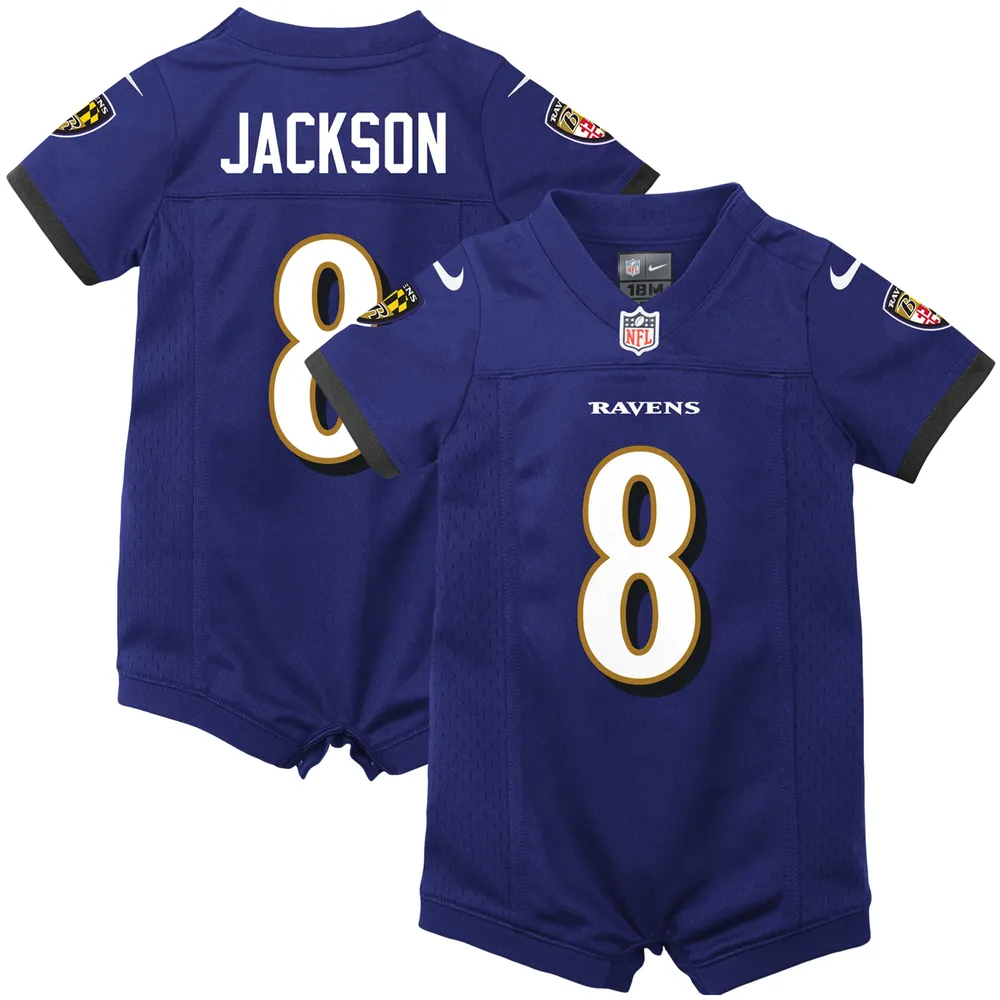 Maillot Nike Lamar Jackson pour nouveau-né et nourrisson des Ravens de Baltimore, violet