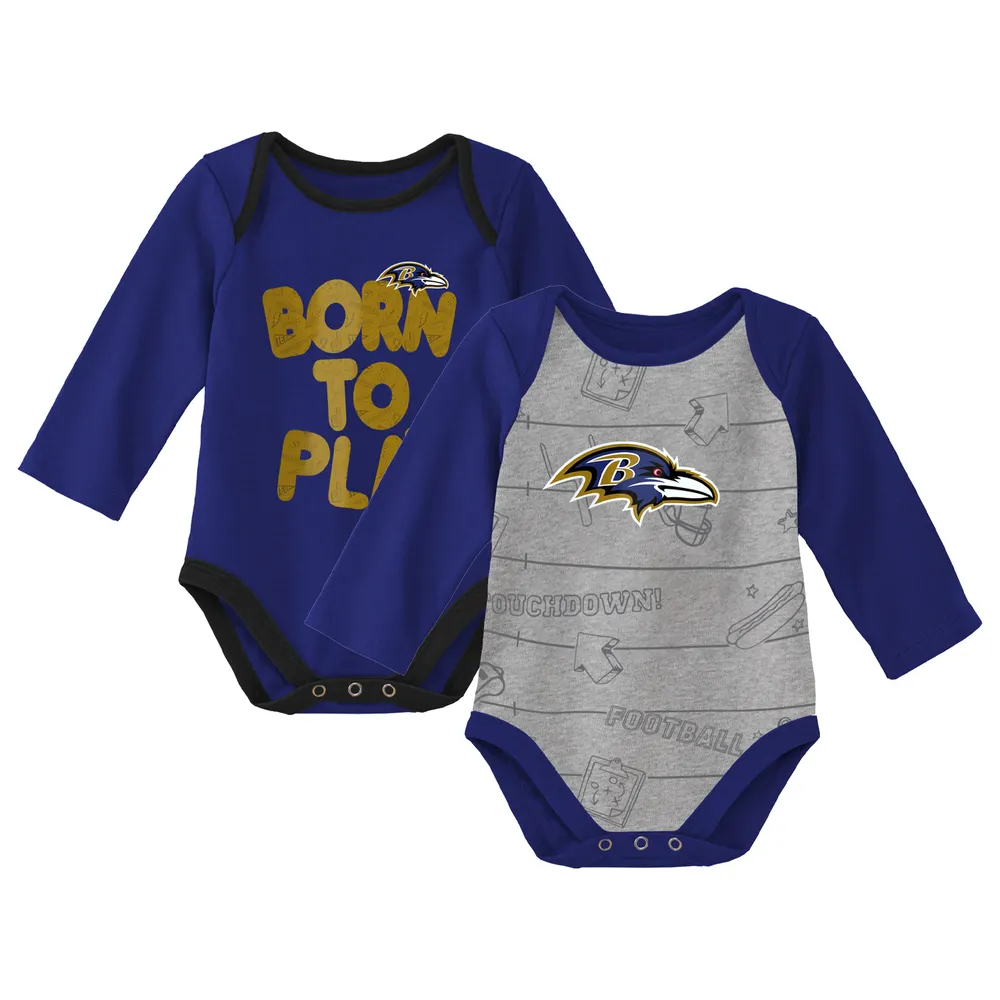 NFL Team Apparel Infant New Orleans Saints 'Born 2 Be' 3-Pack Bodysuit Set