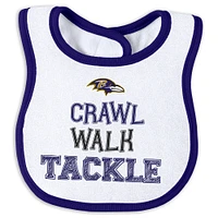 Newborn & Infant WEAR by Erin Andrews Baltimore Ravens Sleep Play Set