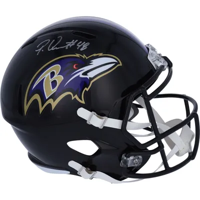 Patrick Queen Baltimore Ravens Autographed White Panel Football