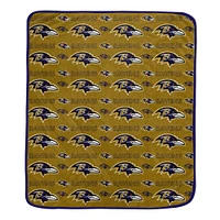 Ensemble de couvertures Pegasus Baltimore Ravens 60" x 70" Home & Away deux pièces