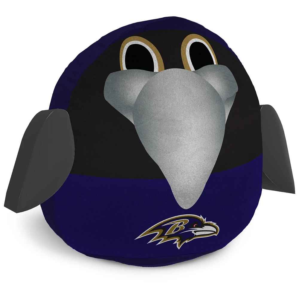 Pegasus Baltimore Ravens Oreiller mascotte en peluche avec caractéristiques