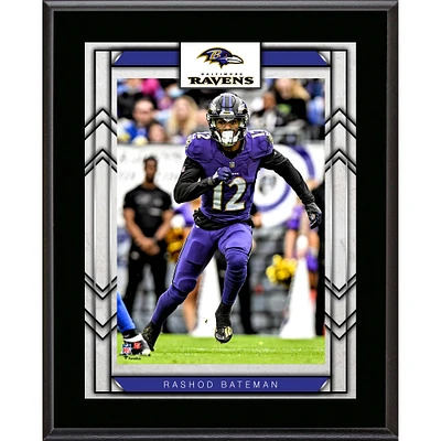 Rashod Bateman Baltimore Ravens 10.5" X 13" Sublimated Player Plaque