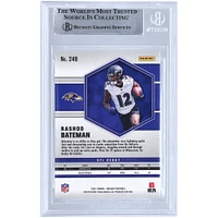 Rashod Bateman Baltimore Ravens Autographed 2021 Panini Mosaic NFL Debut #249 Beckett Fanatics Witnessed Authenticated Rookie Card